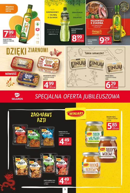 Selgros - gazetka promocyjna Specjalna Oferta Jubileuszowa od czwartku 28.08 do środy 10.09 - strona 5