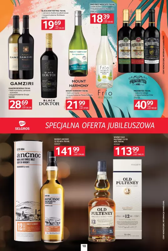 Selgros - gazetka promocyjna Specjalna Oferta Jubileuszowa od czwartku 28.08 do środy 10.09 - strona 10