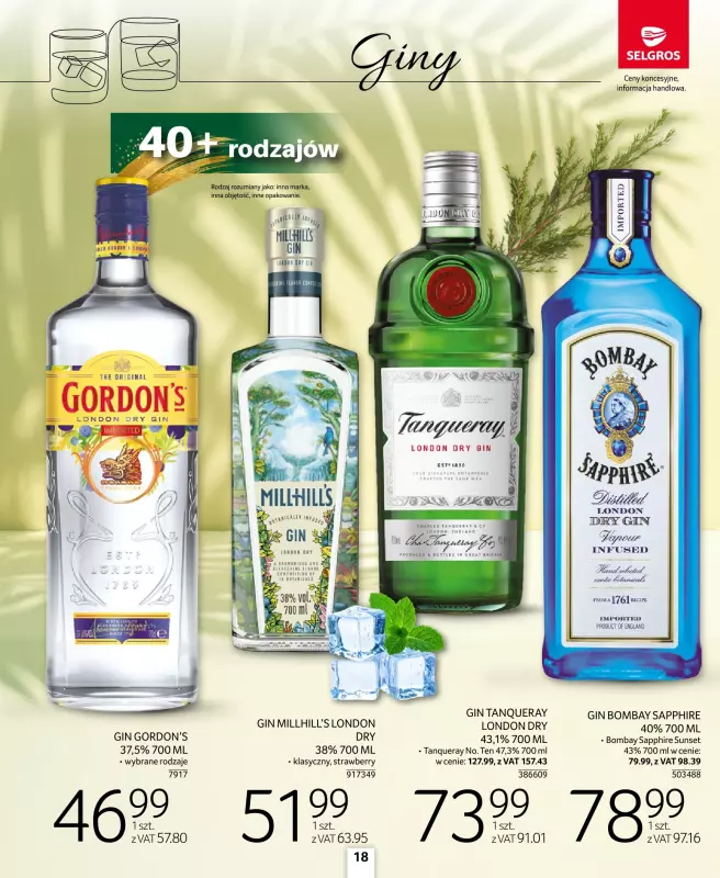 Selgros - gazetka promocyjna Katalog Alkohole Mocne od czwartku 28.08 do środy 10.09 - strona 18