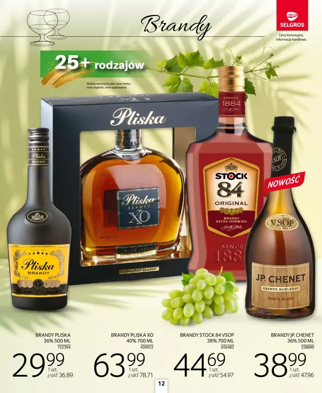 Selgros - gazetka promocyjna Katalog Alkohole Mocne od czwartku 28.08 do środy 10.09 - strona 12