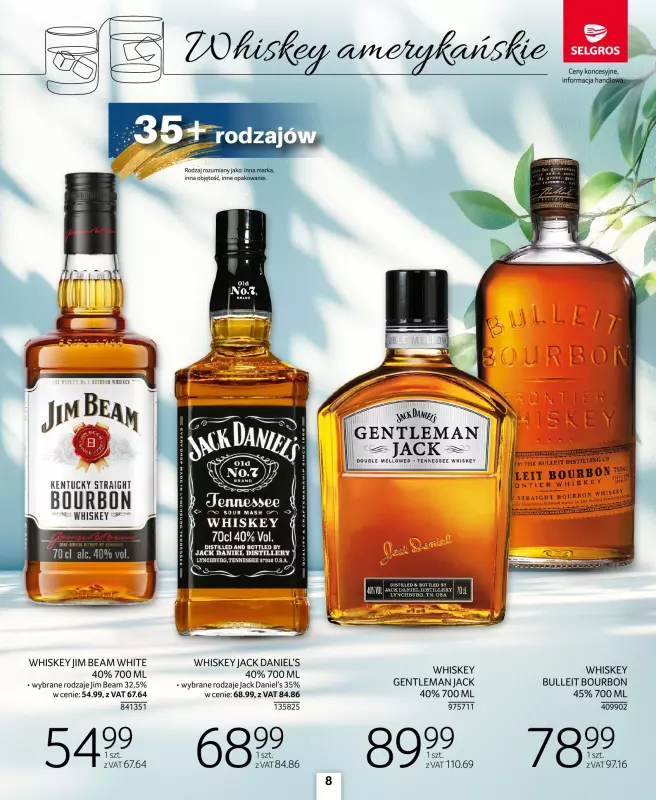 Selgros - gazetka promocyjna Katalog Alkohole Mocne od czwartku 28.08 do środy 10.09 - strona 8