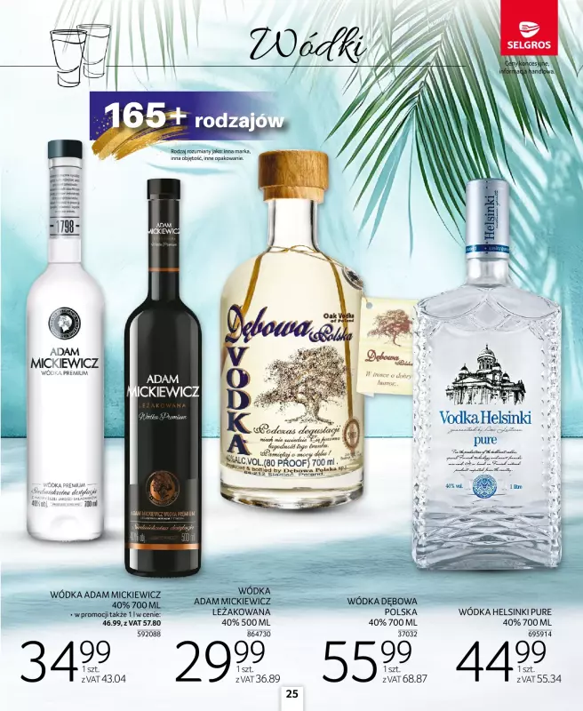 Selgros - gazetka promocyjna Katalog Alkohole Mocne od czwartku 28.08 do środy 10.09 - strona 25