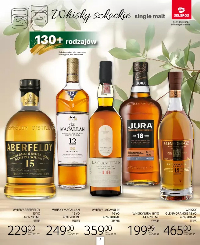Selgros - gazetka promocyjna Katalog Alkohole Mocne od czwartku 28.08 do środy 10.09 - strona 7