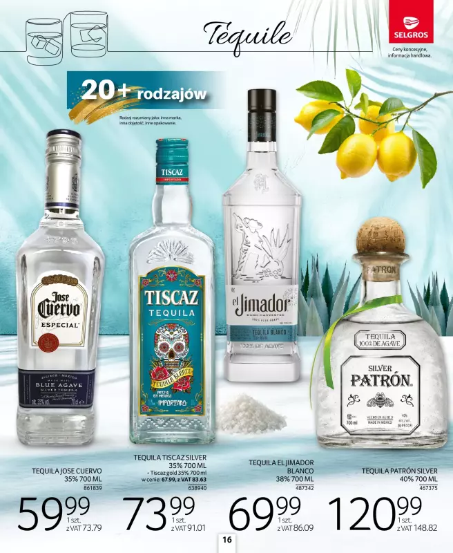 Selgros - gazetka promocyjna Katalog Alkohole Mocne od czwartku 28.08 do środy 10.09 - strona 16