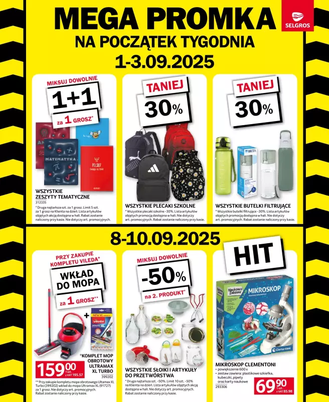 Selgros - gazetka promocyjna MEGA PROMKA od poniedziałku 01.09 do środy 10.09 - strona 2