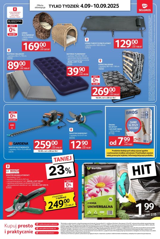 Selgros - gazetka promocyjna Jeszcze więcej super promocji! od czwartku 04.09 do środy 10.09 - strona 11