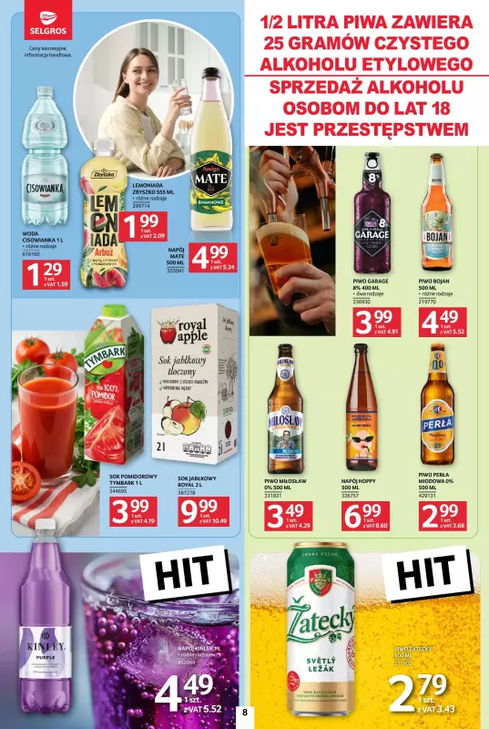 Selgros - gazetka promocyjna Jeszcze więcej super promocji! od czwartku 04.09 do środy 10.09 - strona 8