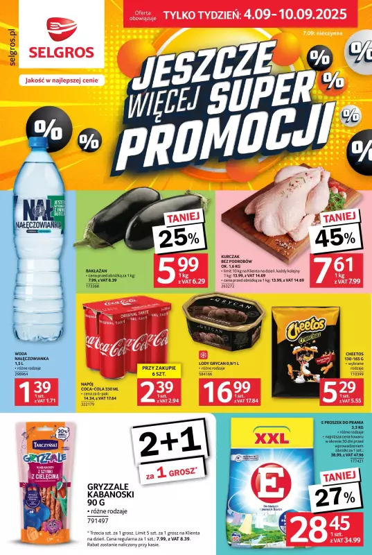 Selgros - gazetka promocyjna Jeszcze więcej super promocji! od czwartku 04.09 do środy 10.09