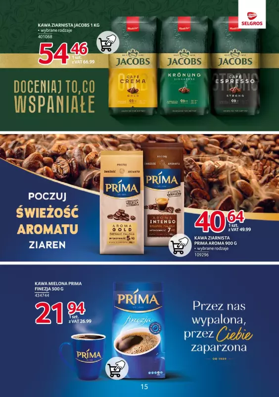 Selgros - gazetka promocyjna Katalog Markowe Produkty od czwartku 11.09 do środy 24.09 - strona 15