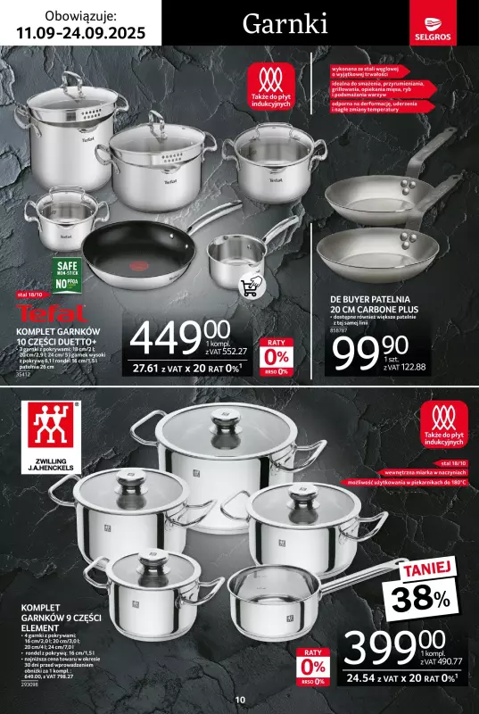Selgros - gazetka promocyjna Katalog Premium od czwartku 11.09 do środy 24.09 - strona 10