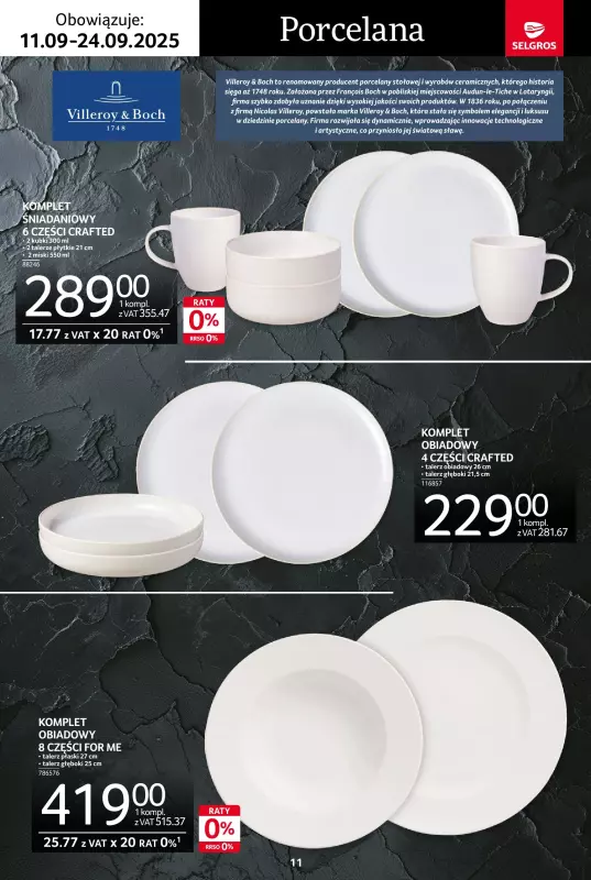 Selgros - gazetka promocyjna Katalog Premium od czwartku 11.09 do środy 24.09 - strona 11