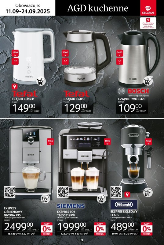 Selgros - gazetka promocyjna Katalog Premium od czwartku 11.09 do środy 24.09 - strona 9