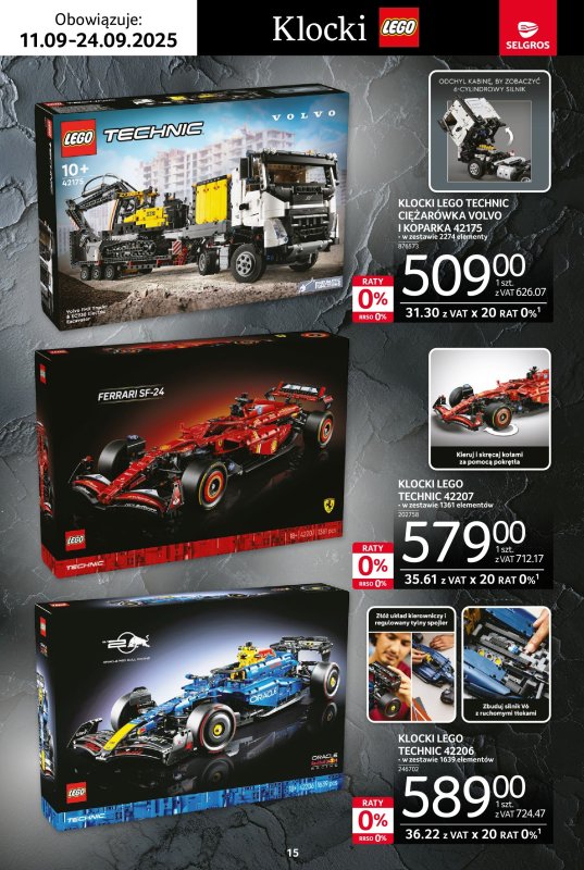 Selgros - gazetka promocyjna Katalog Premium od czwartku 11.09 do środy 24.09 - strona 15