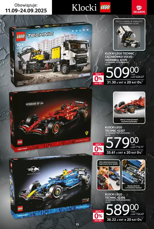 Selgros - gazetka promocyjna Katalog Premium od czwartku 11.09 do środy 24.09 - strona 15