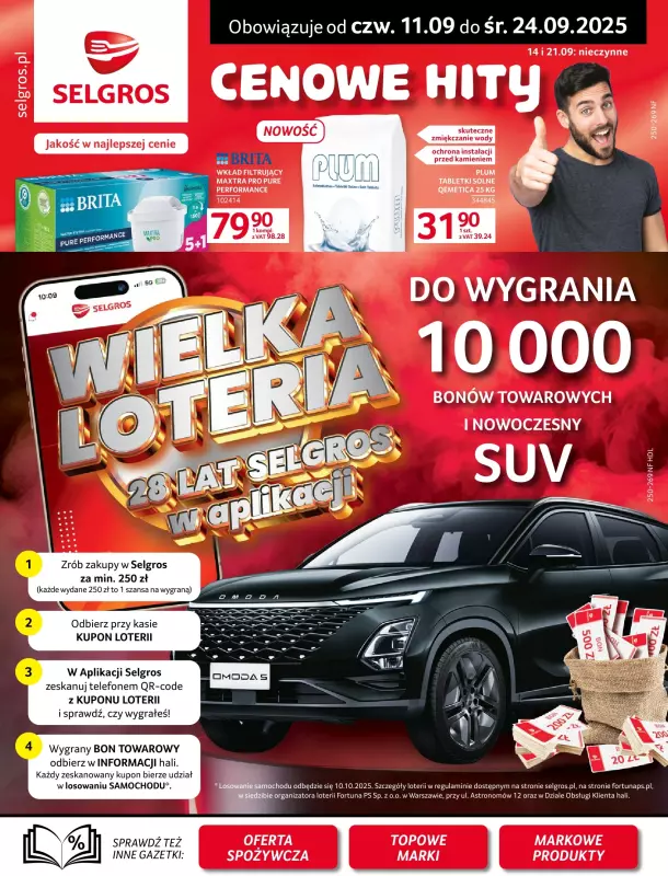 Selgros - gazetka promocyjna Oferta przemysłowa od czwartku 11.09 do środy 24.09