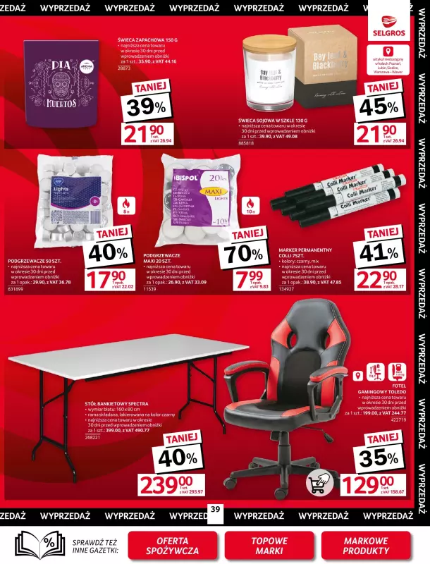 Selgros - gazetka promocyjna Oferta przemysłowa od czwartku 11.09 do środy 24.09 - strona 43