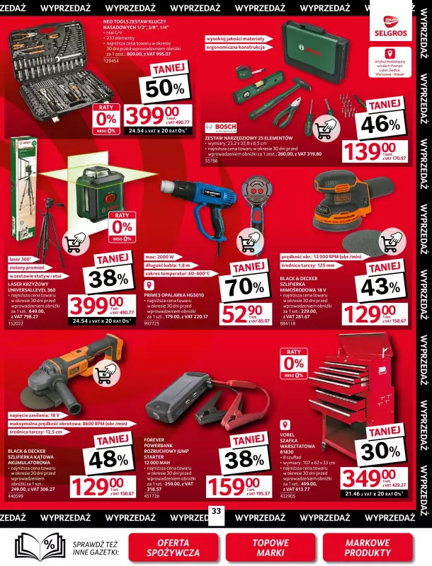 Selgros - gazetka promocyjna Oferta przemysłowa od czwartku 11.09 do środy 24.09 - strona 37