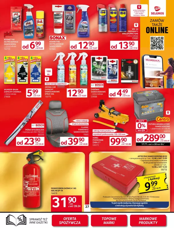 Selgros - gazetka promocyjna Oferta przemysłowa od czwartku 11.09 do środy 24.09 - strona 31