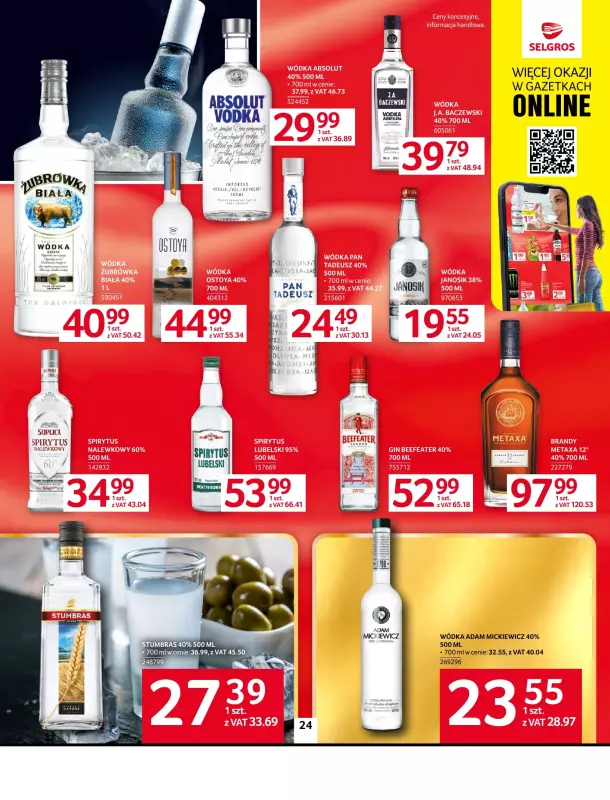 Selgros - gazetka promocyjna Oferta spożywcza od czwartku 11.09 do środy 24.09 - strona 26