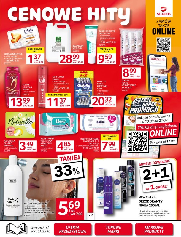 Selgros - gazetka promocyjna Oferta spożywcza od czwartku 11.09 do środy 24.09 - strona 31