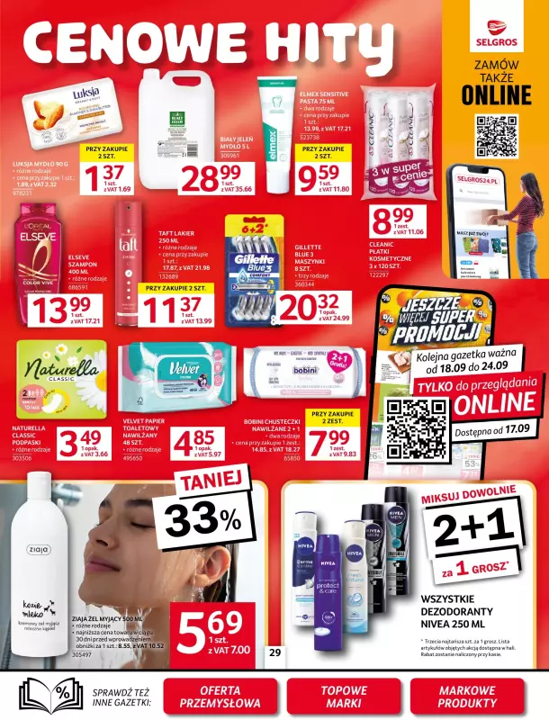 Selgros - gazetka promocyjna Oferta spożywcza od czwartku 11.09 do środy 24.09 - strona 31