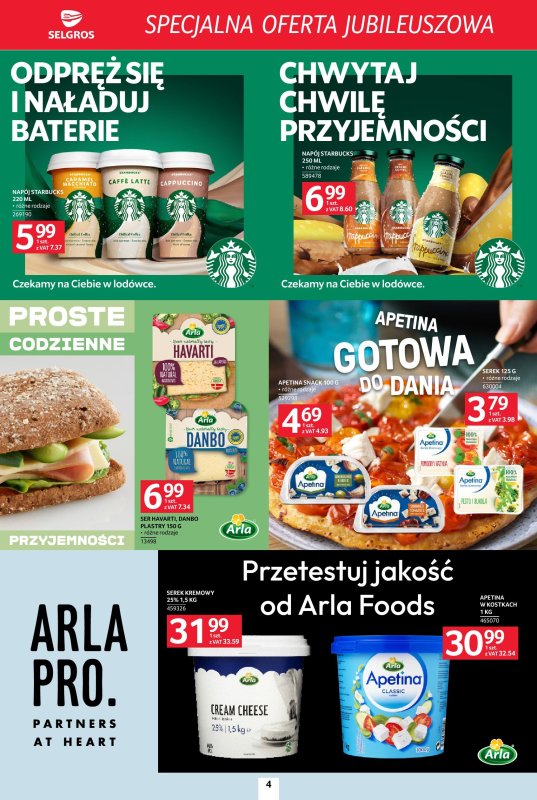 Selgros - gazetka promocyjna Specjalna oferta jubileuszowa od czwartku 11.09 do środy 24.09 - strona 4