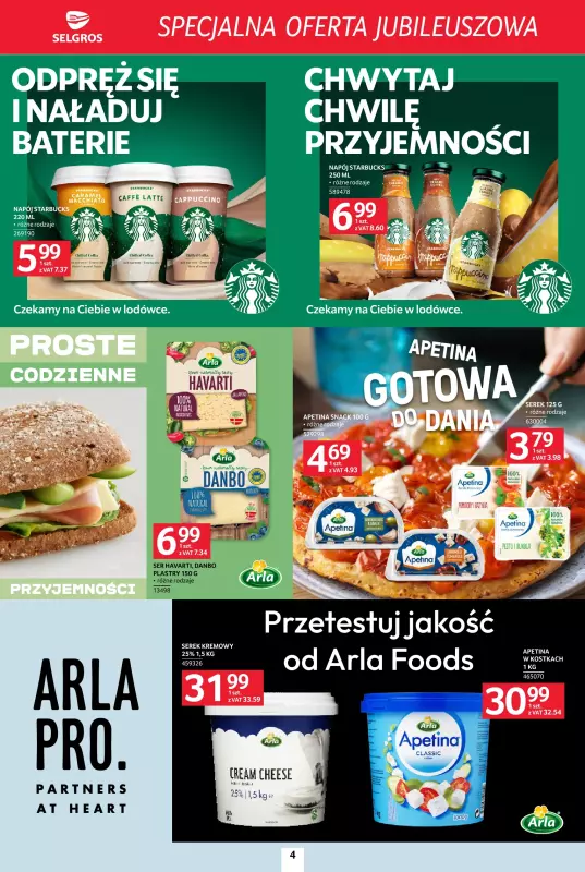 Selgros - gazetka promocyjna Specjalna oferta jubileuszowa od czwartku 11.09 do środy 24.09 - strona 4