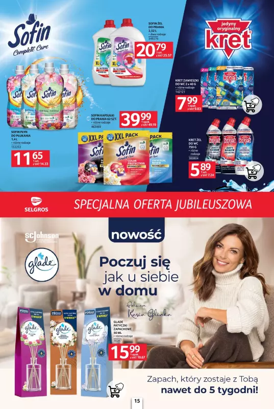 Selgros - gazetka promocyjna Specjalna oferta jubileuszowa od czwartku 11.09 do środy 24.09 - strona 15