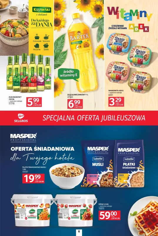 Selgros - gazetka promocyjna Specjalna oferta jubileuszowa od czwartku 11.09 do środy 24.09 - strona 6