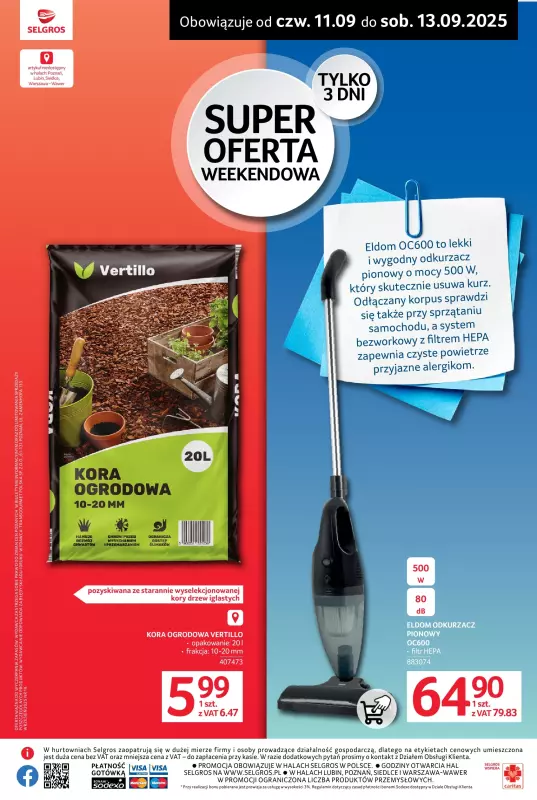 Selgros - gazetka promocyjna Super oferta na 3 dni od czwartku 11.09 do soboty 13.09 - strona 2