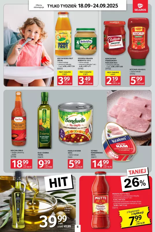 Selgros - gazetka promocyjna Jeszcze więcej super promocji! od czwartku 18.09 do środy 24.09 - strona 6