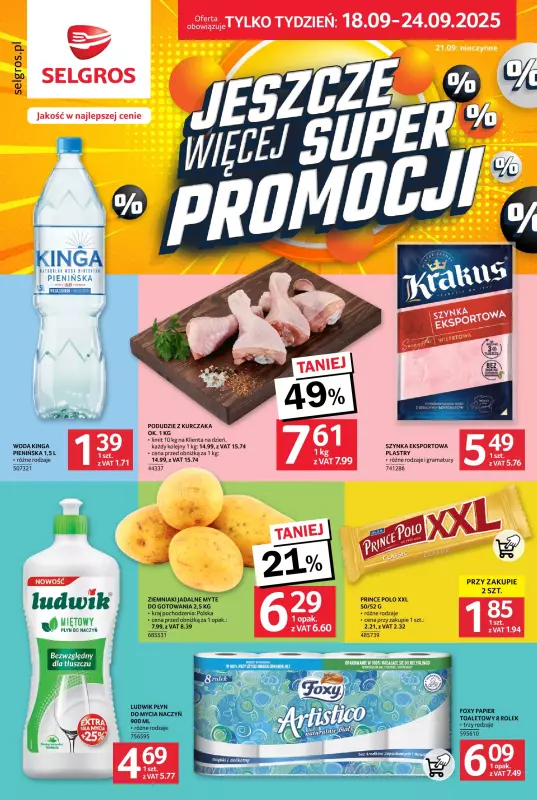 Selgros - gazetka promocyjna Jeszcze więcej super promocji!  