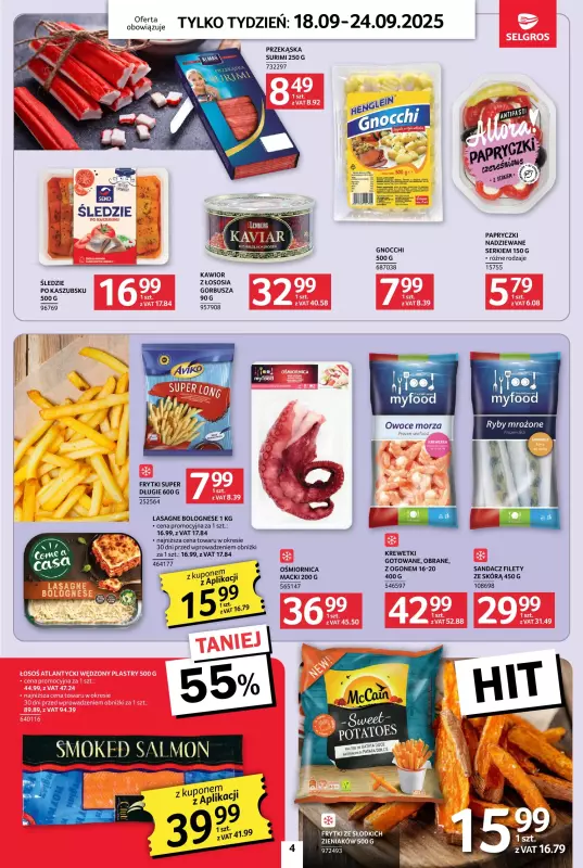Selgros - gazetka promocyjna Jeszcze więcej super promocji! od czwartku 18.09 do środy 24.09 - strona 4