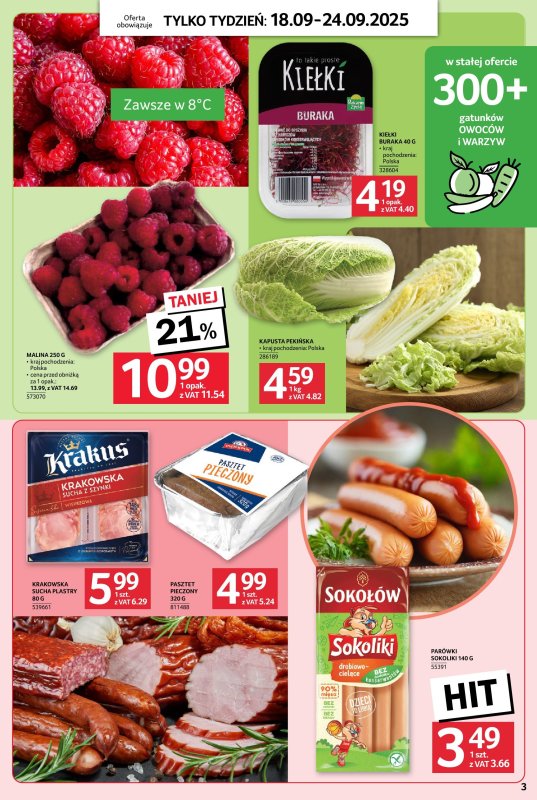 Selgros - gazetka promocyjna Jeszcze więcej super promocji! od czwartku 18.09 do środy 24.09 - strona 3