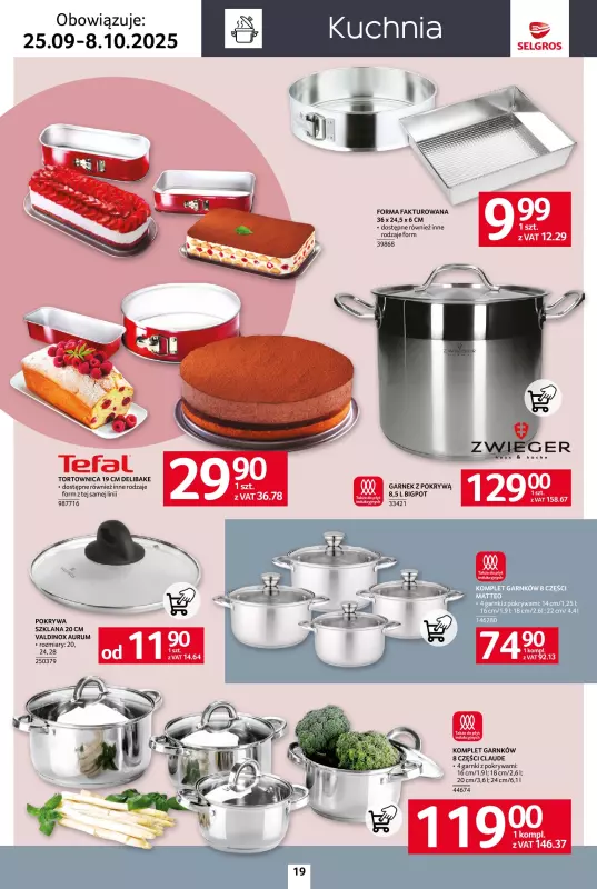 Selgros - gazetka promocyjna Katalog Home&Deco od czwartku 25.09 do środy 08.10 - strona 19