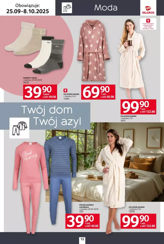 Selgros - gazetka promocyjna Katalog Home&Deco od czwartku 25.09 do środy 08.10 - strona 12