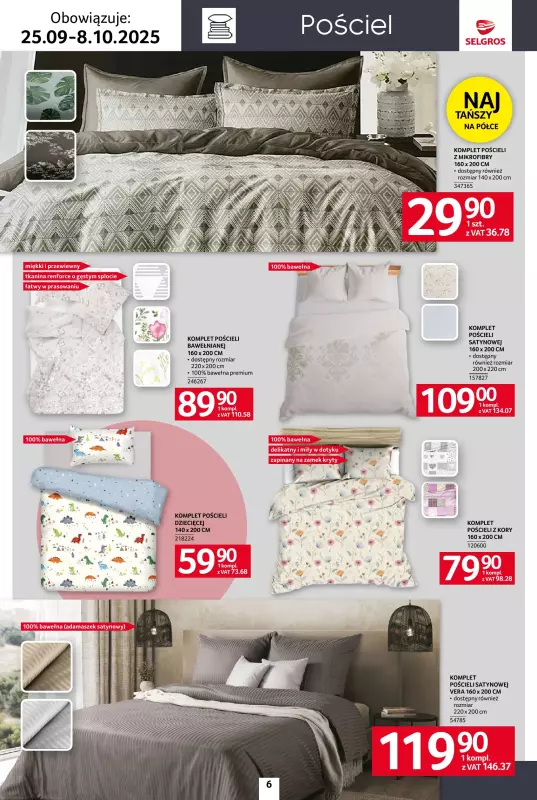 Selgros - gazetka promocyjna Katalog Home&Deco od czwartku 25.09 do środy 08.10 - strona 6