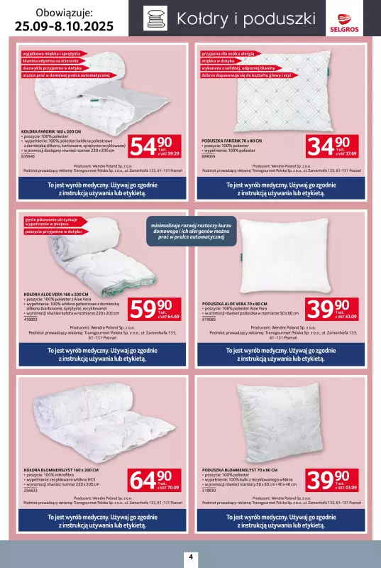 Selgros - gazetka promocyjna Katalog Home&Deco od czwartku 25.09 do środy 08.10 - strona 4