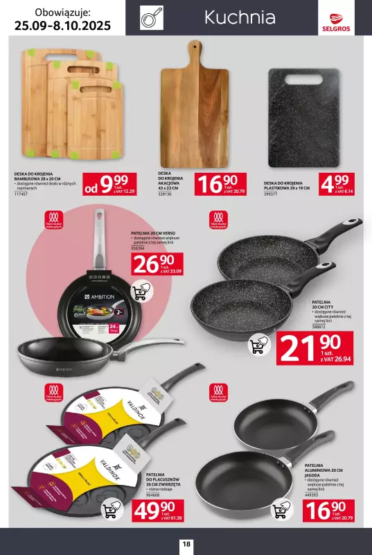 Selgros - gazetka promocyjna Katalog Home&Deco od czwartku 25.09 do środy 08.10 - strona 18