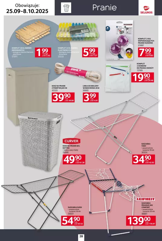Selgros - gazetka promocyjna Katalog Home&Deco od czwartku 25.09 do środy 08.10 - strona 28