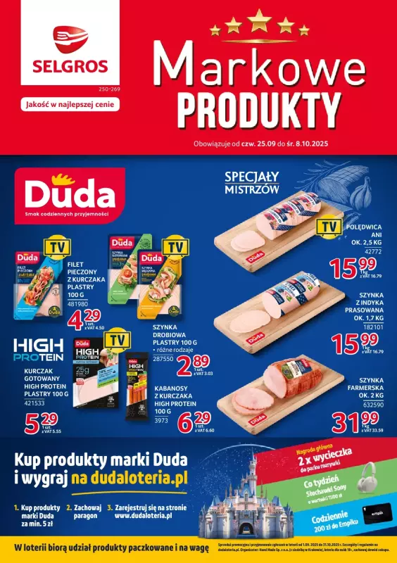 Selgros - gazetka promocyjna Katalog Markowe Produkty od czwartku 25.09 do środy 08.10