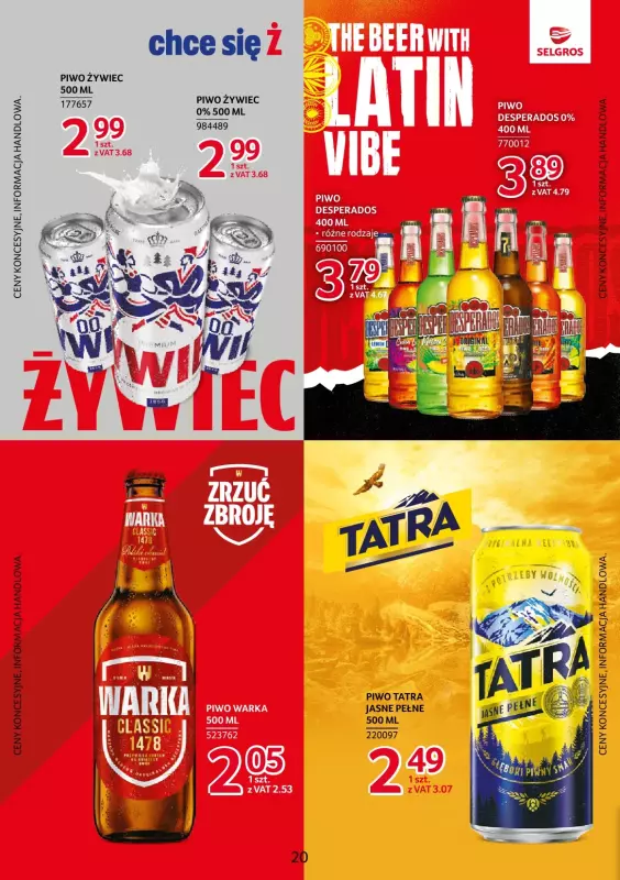 Selgros - gazetka promocyjna Katalog Markowe Produkty od czwartku 25.09 do środy 08.10 - strona 20