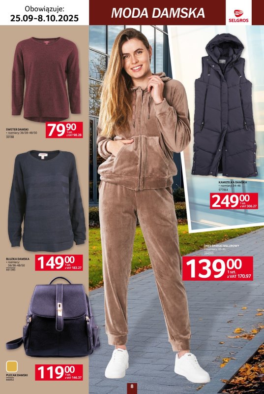 Selgros - gazetka promocyjna Katalog Tekstylia od czwartku 25.09 do środy 08.10 - strona 8