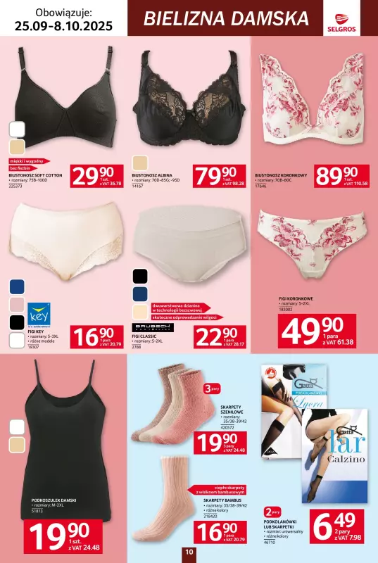 Selgros - gazetka promocyjna Katalog Tekstylia od czwartku 25.09 do środy 08.10 - strona 10