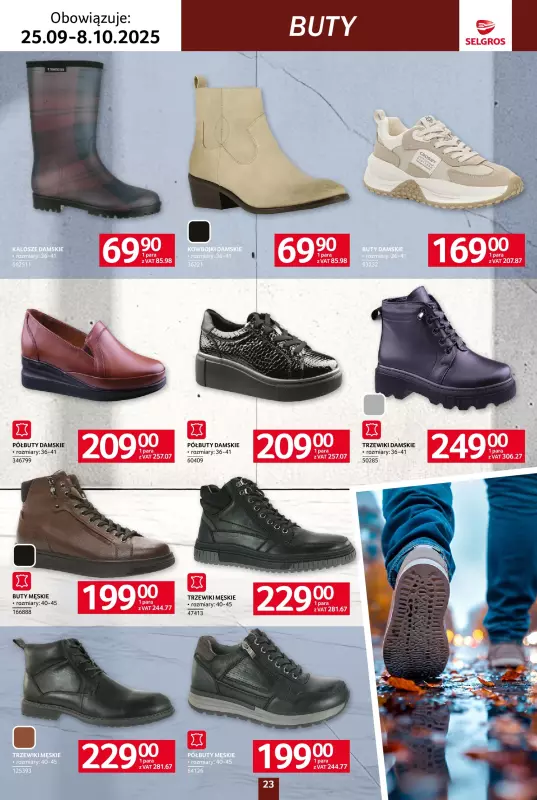 Selgros - gazetka promocyjna Katalog Tekstylia od czwartku 25.09 do środy 08.10 - strona 23