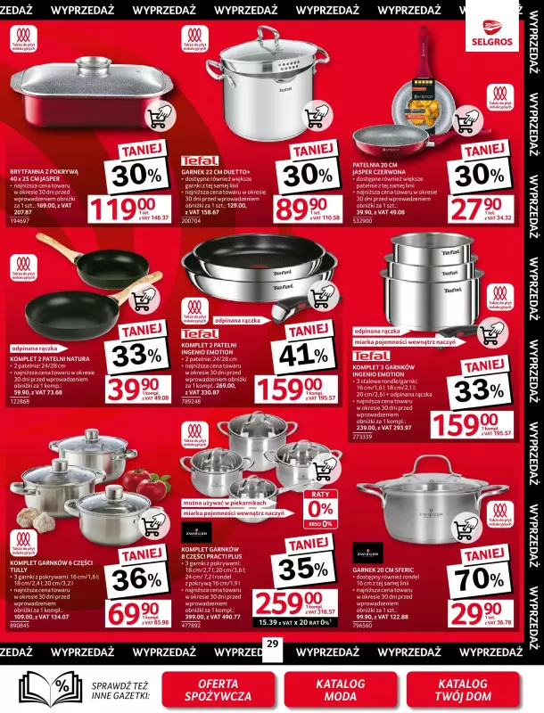 Selgros - gazetka promocyjna Oferta przemysłowa od czwartku 25.09 do środy 08.10 - strona 31