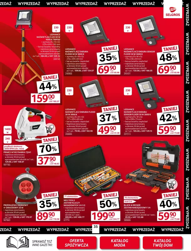 Selgros - gazetka promocyjna Oferta przemysłowa od czwartku 25.09 do środy 08.10 - strona 37