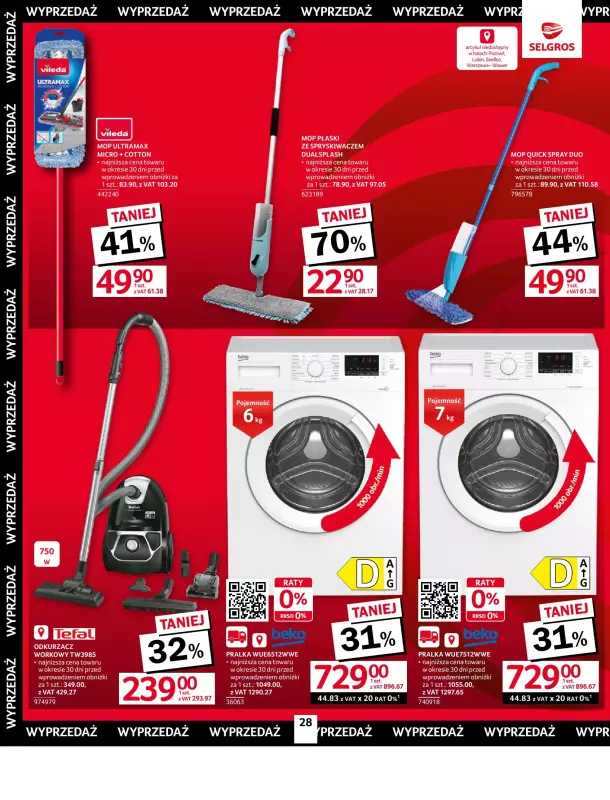 Selgros - gazetka promocyjna Oferta przemysłowa od czwartku 25.09 do środy 08.10 - strona 30