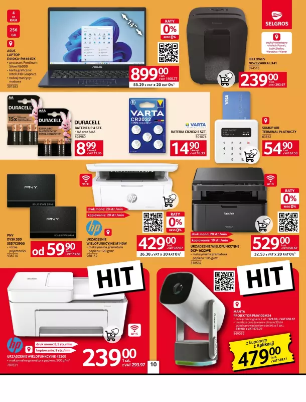 Selgros - gazetka promocyjna Oferta przemysłowa od czwartku 25.09 do środy 08.10 - strona 12