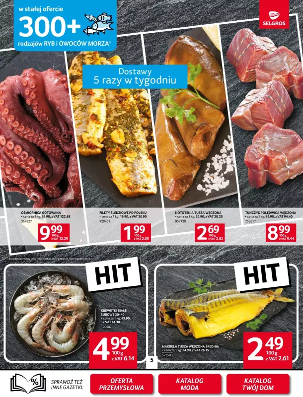Selgros - gazetka promocyjna Oferta spożywcza od poniedziałku 22.09 do środy 08.10 - strona 5
